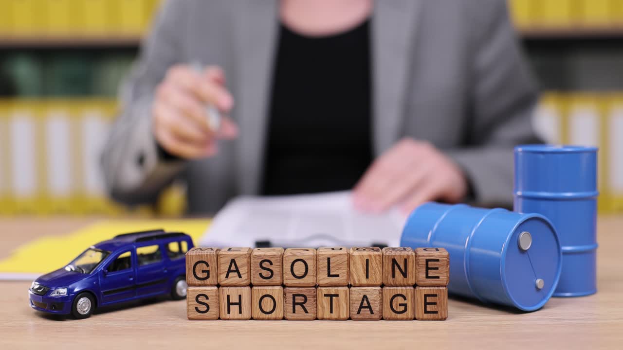Gasoline Shortage Concept