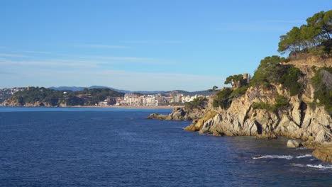 lloret de mar coastal path beach views mediterranean turquoise blue cove ibiza mallorca