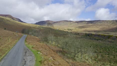 view up the mahon valley an area of outstanding beauty comeragh mountains waterford ireland