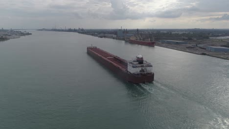 This-video-is-of-an-aerial-of-large-tanker-ships-in-the-Detroit-river-near-downtown-Detroit