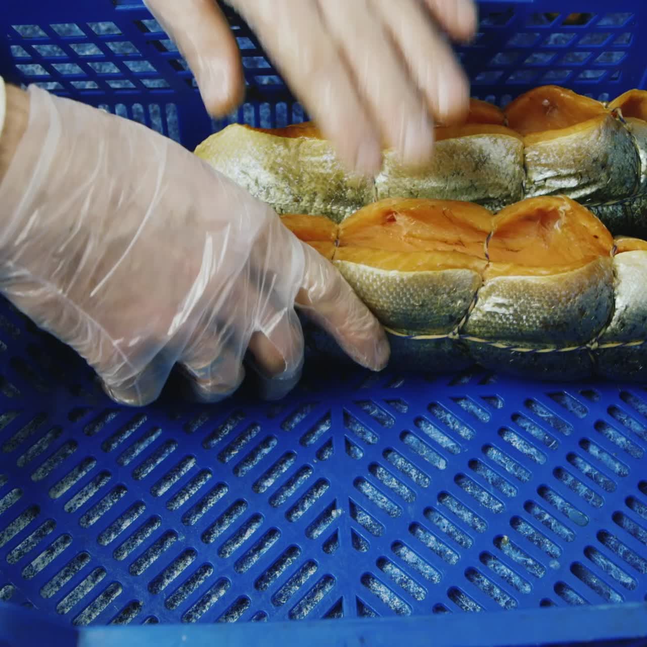 훈제 생선 재고 상자 1