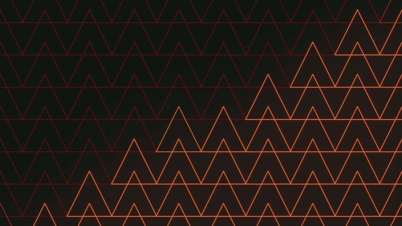 타일링 효과와 함께 검은색과 빨간색 지그자그 삼각형 패턴