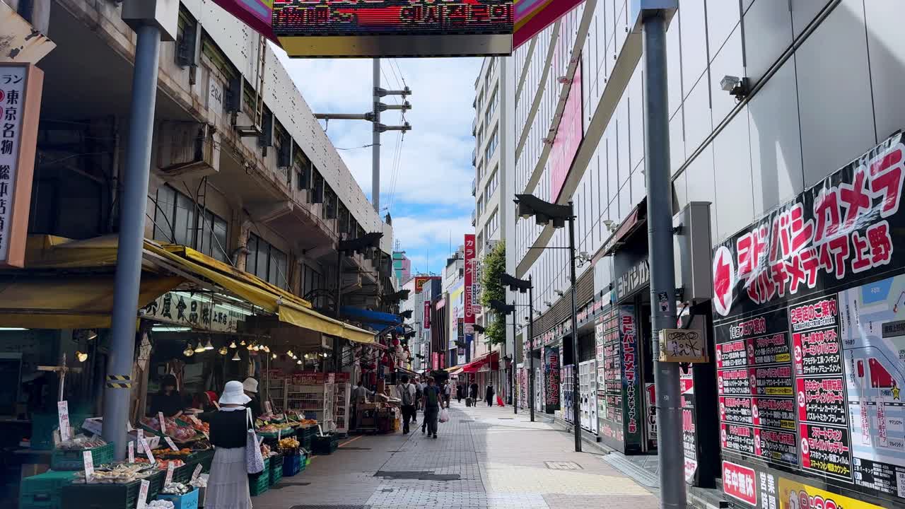 Ameya Yokocho Market in Tokyo, Japan