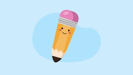 qué lápiz kawaii tan lindo.