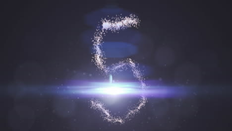 animation of countdown from ten to one in sparling numbers