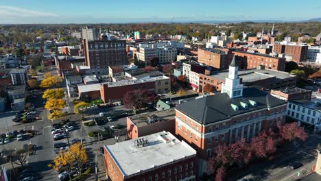 downtown hagerstown, maryland in autumn