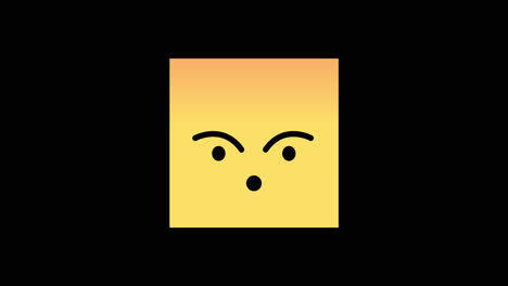 angry gradient face emoji