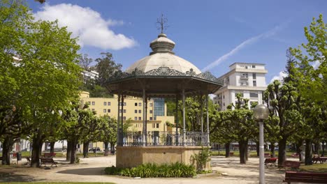 coreto in manuel braga park in coimbra, portugal