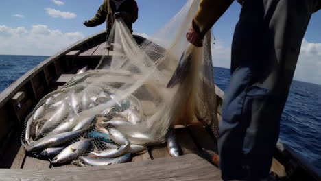 fishermen at sea