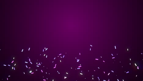 Flying-colorful-confetti-on-purple-gradient