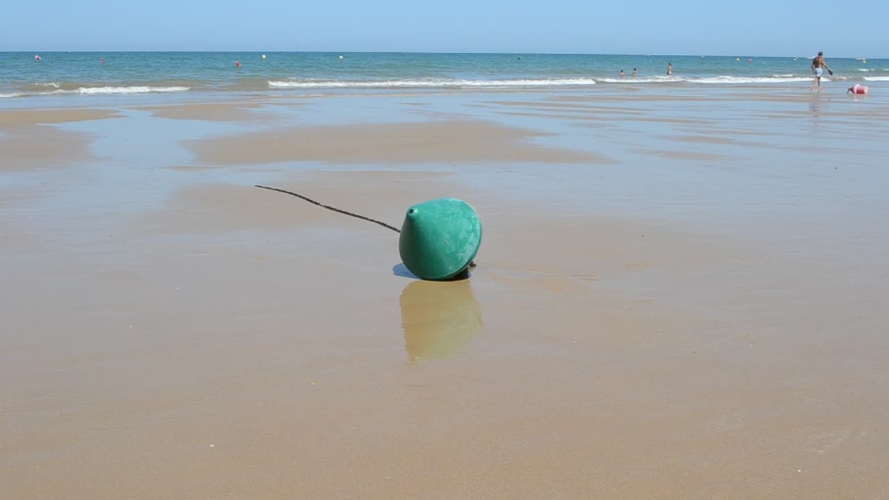 Atlanterhavskysten. Udløb. Chipiona, byen i Andalusien, Spanien.