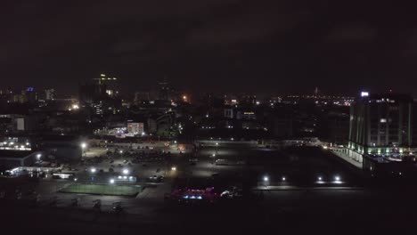 city at night nigeria drone 03