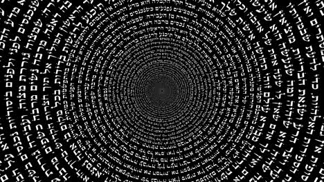 palabra hebrea de la cábala en un mandala