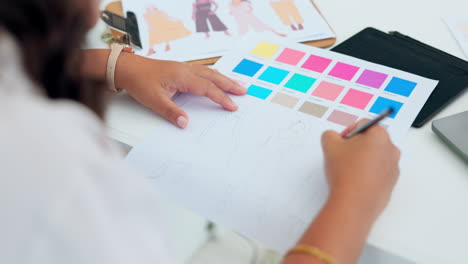 Creative business woman, hands