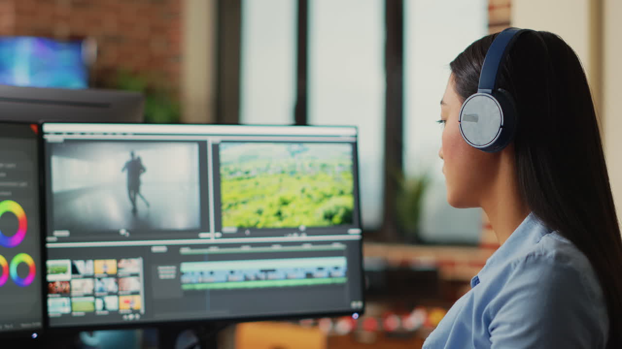 Asian videography expert creating professional film content