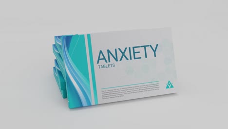 anxiety tablets in medicine box