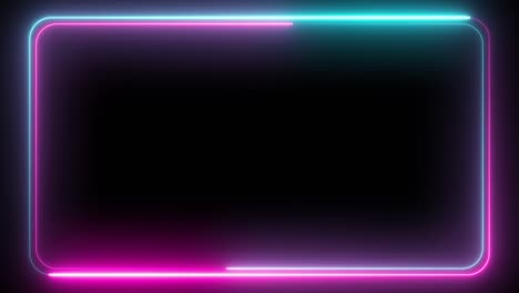 patrón sin costuras abstracto de líneas ultravioletas de neón brillantes, luz fluorescente moderna, caja de neón, patrón para tecnología de proyección de pantallas led, fondo de bucle 4k, espectro púrpura azul