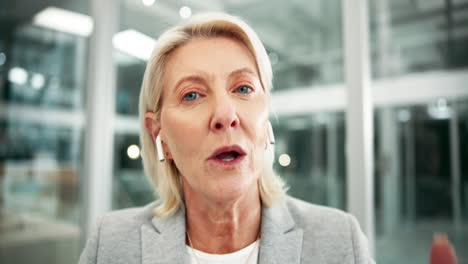 businesswoman on a video call