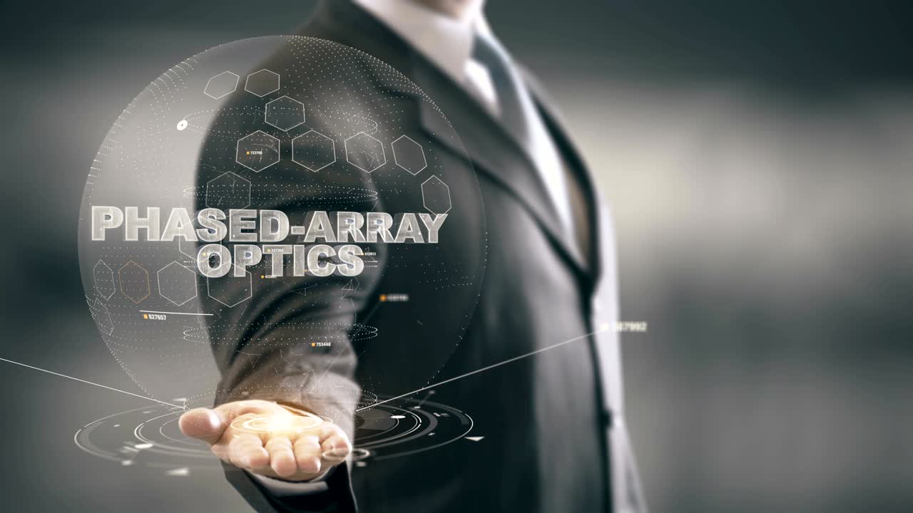 단계적 배열 광학과 홀로그램 사업가 개념