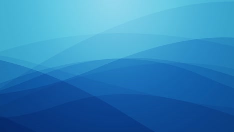 smooth slow motion wave animation background with flowing blue gradient layers creating peaceful undulating movement