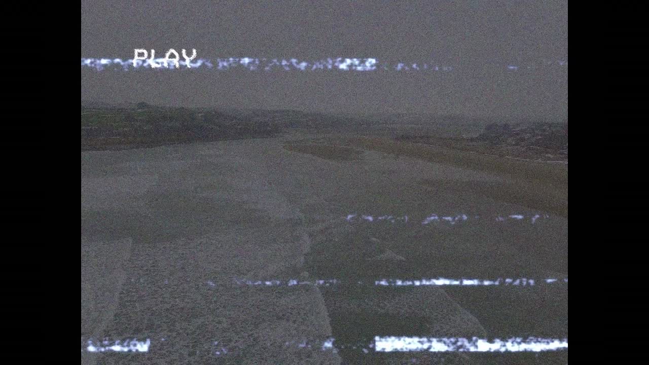 해양 풍경 위의 놀이 스크린의 애니메이션