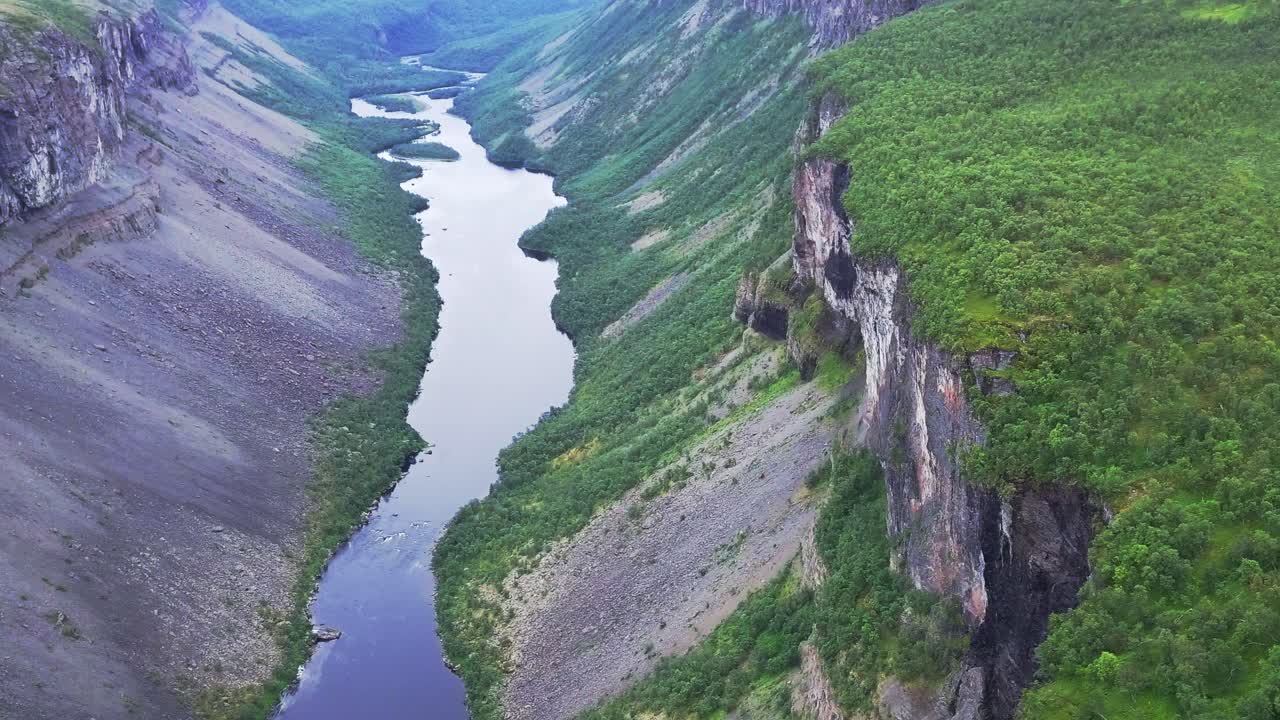 알타 캐년은 북유럽에서 가장 큰 협곡입니다.