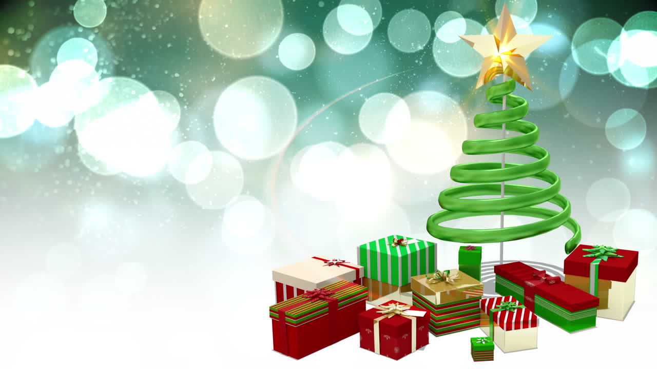 escena de navidad sin costuras con espacio de copia y decoraciones