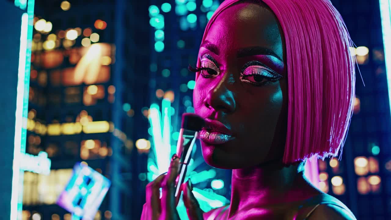 Urban Night Makeup Session