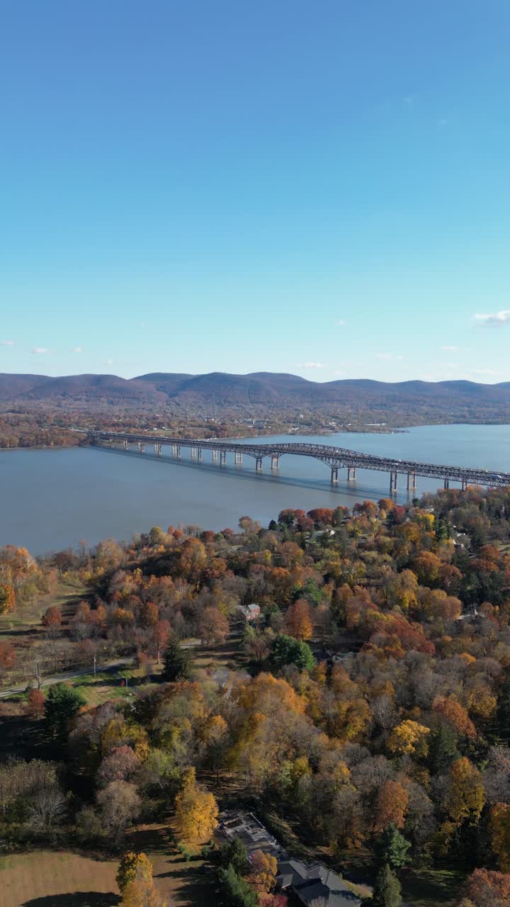 Wide overhead drone shot of Newburgh featuring open land, sky gradients, and subtle terrain curves perfect for cinematic travel sequences