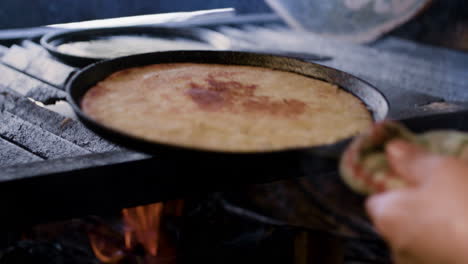 person cooking latin food