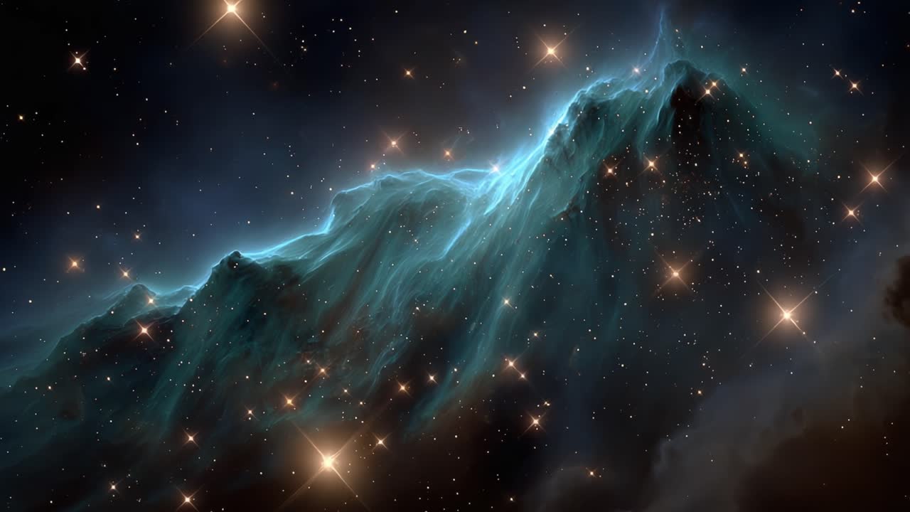 Stunning Cosmic Phenomenon: A Celestial Landscape Filled with Sparkling Stars and Ethereal Nebulae, Capturing the Mysteries of the Universe in Vivid Detail