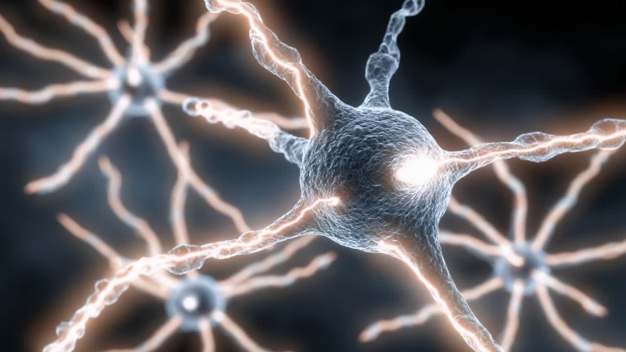 Detailed Visualization of Neurons and Synaptic Connections: An Insight into Complex Neural Structures and Interactions at the Cellular Level