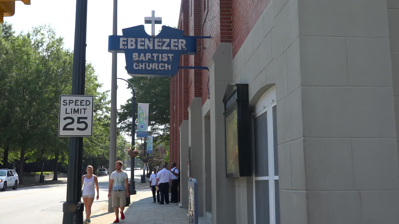 마틴 루터 킹 목사가 목사였던 조지아 애틀랜타의 유명한 에벤에셀 침례 교회