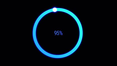 animation colorful loading circle.