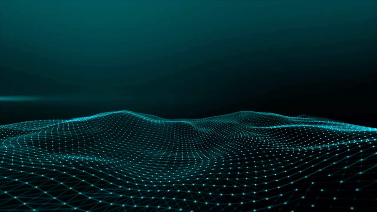 Plexus Backgrounds Wave Green