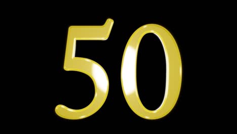 gold number 50