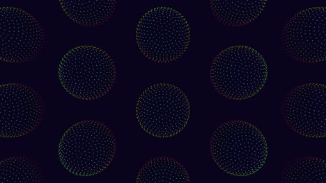 Colorful-circles-in-a-mosaic-pattern-on-dark-background