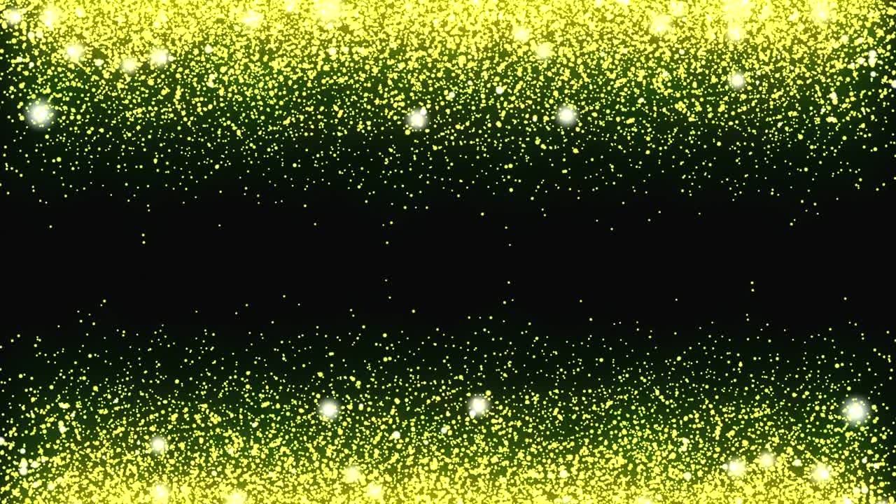 움직이는 황금 입자, 추상적인 배경