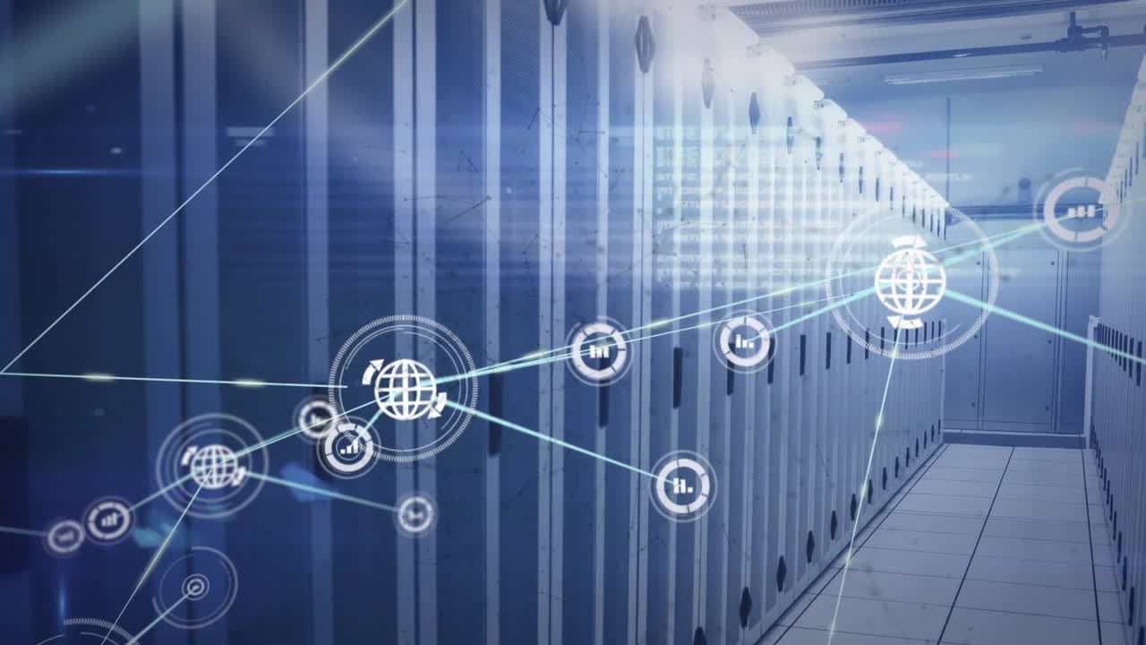 데이터 처리 및 미디어 아이콘의 애니메이션 서버  ⁇