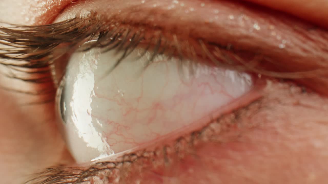 여자의 눈의 클로즈업