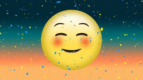 rostro sonriente con ojos sonrientes