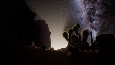 the milky way above the utah desert, usa