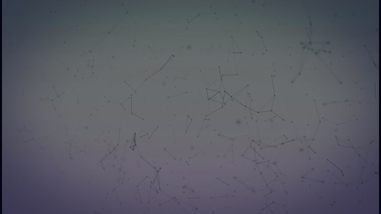 animación de la red de conexiones sobre fondo blanco