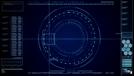 digital abstract background with information motion graphics