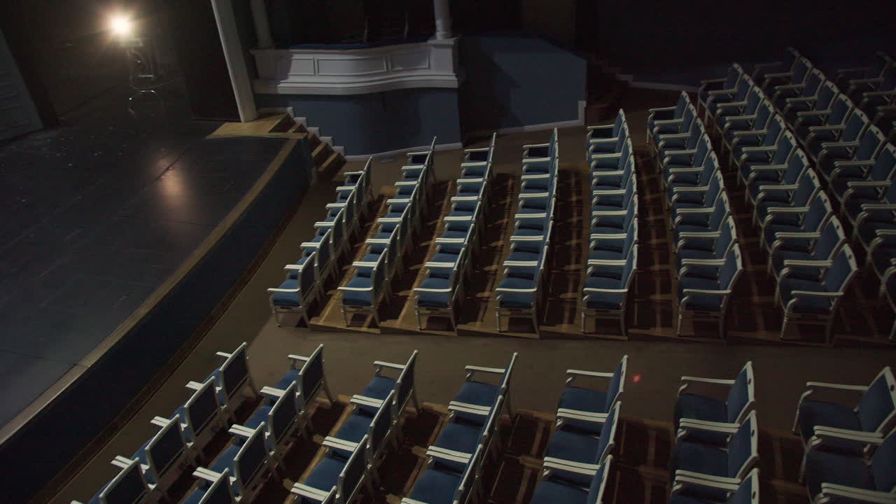 el interior del teatro