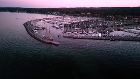 harbor pan - horsholm  denmark - drone