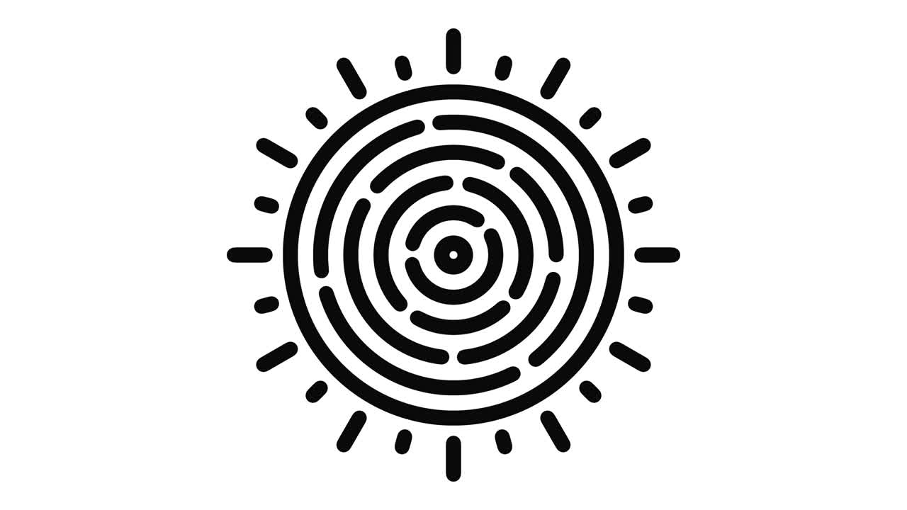 gráfico de movimiento de la línea del sol