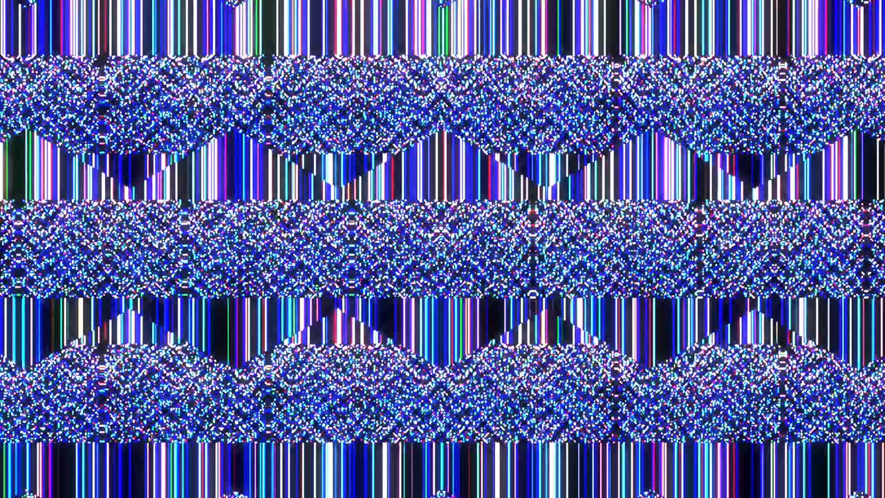 鮮やかに輝く 細かい動きを調節する 色彩のストライプ