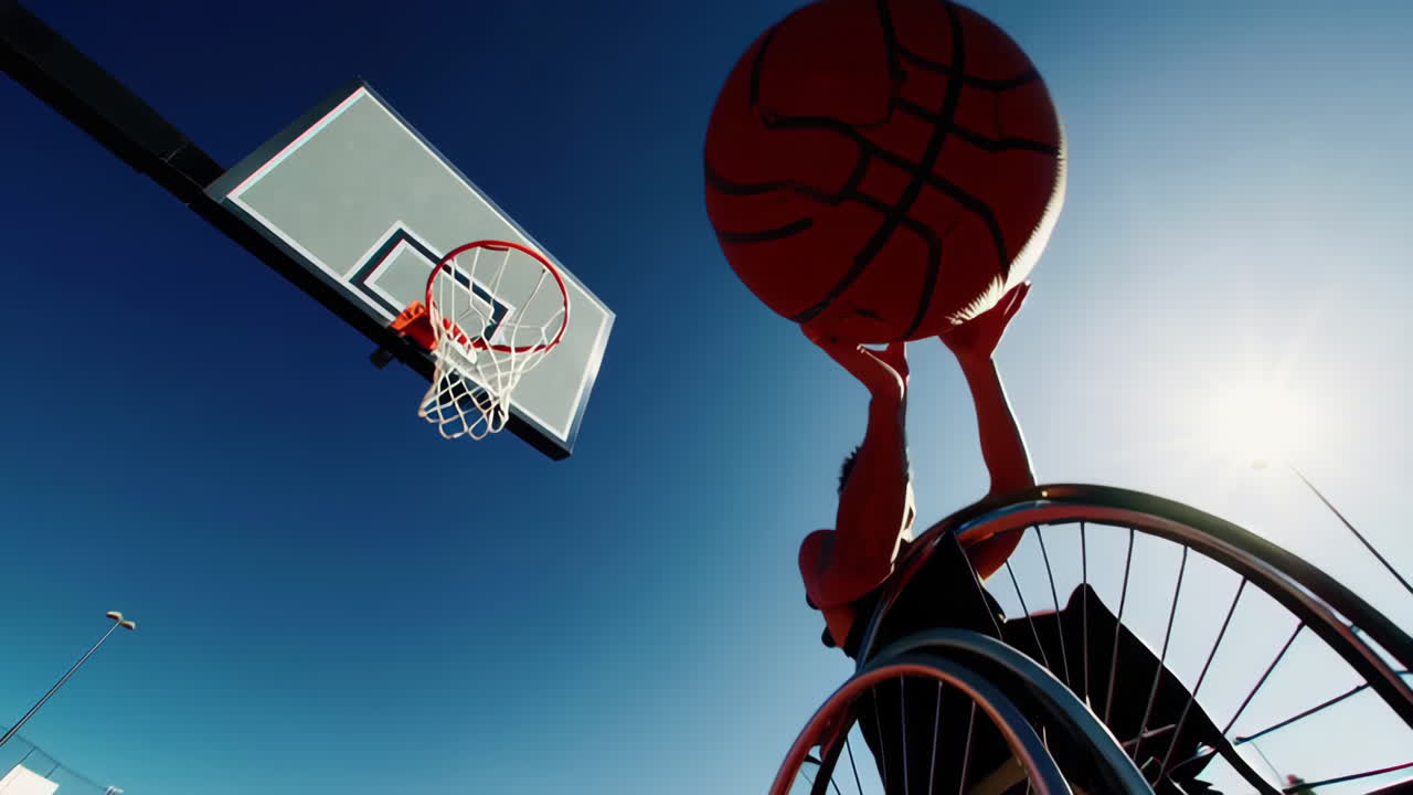 Dynamic Wheelchair Basketball Play