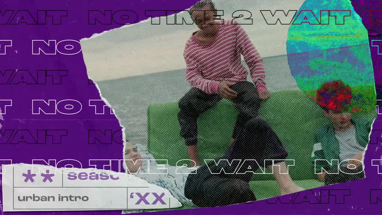 Grunge Intro with Punch Hole Transitions